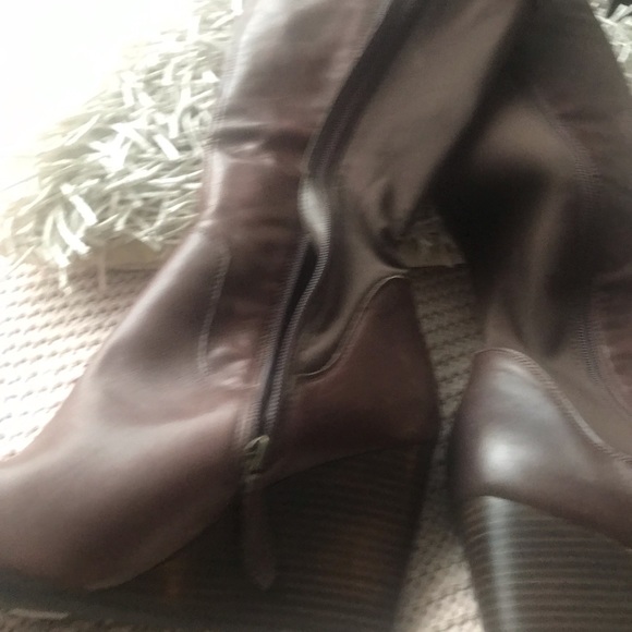 Franco sarto boots comfortable heels brown - Picture 7 of 10